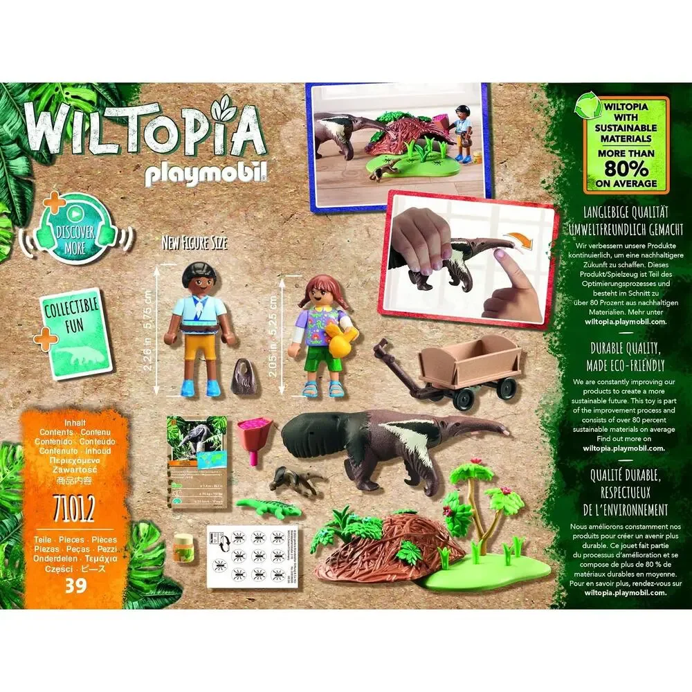 ✨ NEW IN BOX! ✨Playmobil Wiltopia: Anteater Care Building Set (Item #71012)